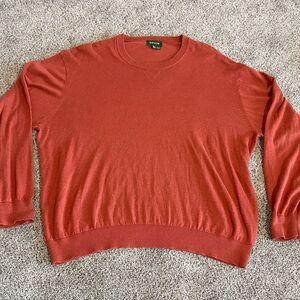 L.L. Bean Men's Rust Crewneck Sweater